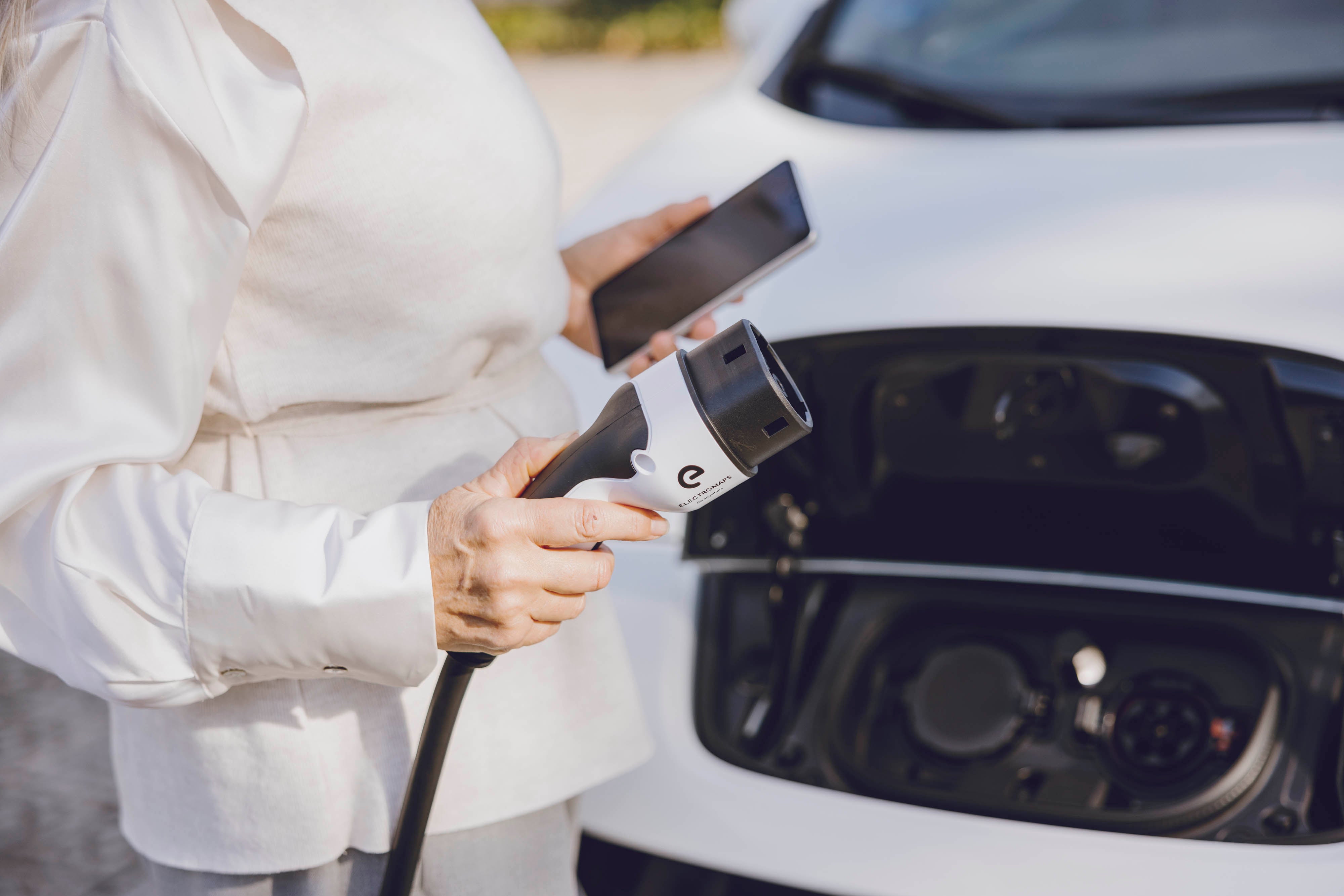 Câble de charge monophasé de type 2 + avec sac de rangement
