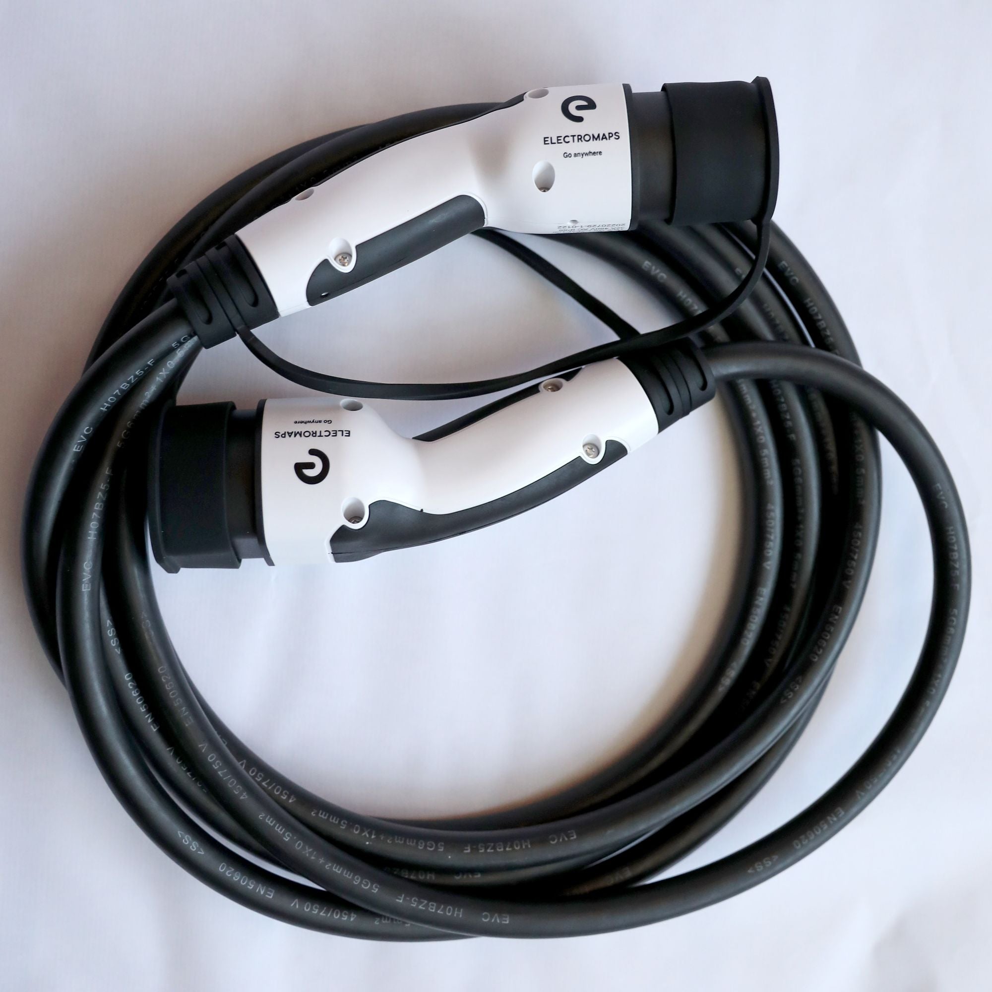 Type 2 cable, 3-phase charging